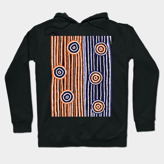 Aboriginal Art - Scar Tree Hoodie by hogartharts